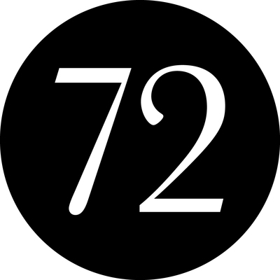 72 Hair logo